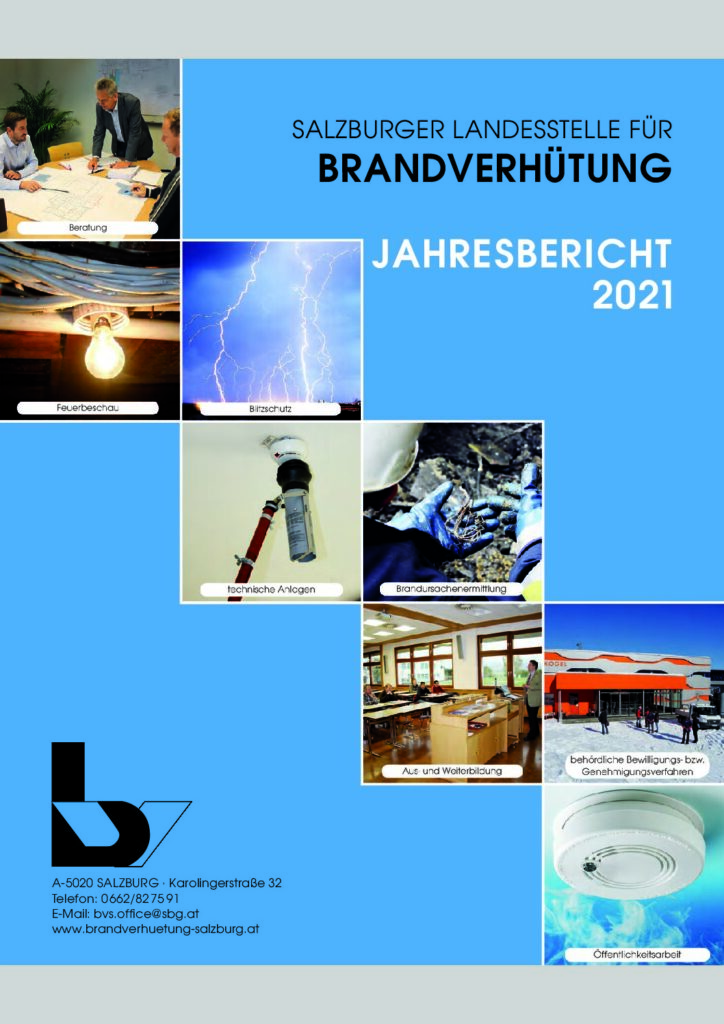 Brandstatistik Salzburg 2021